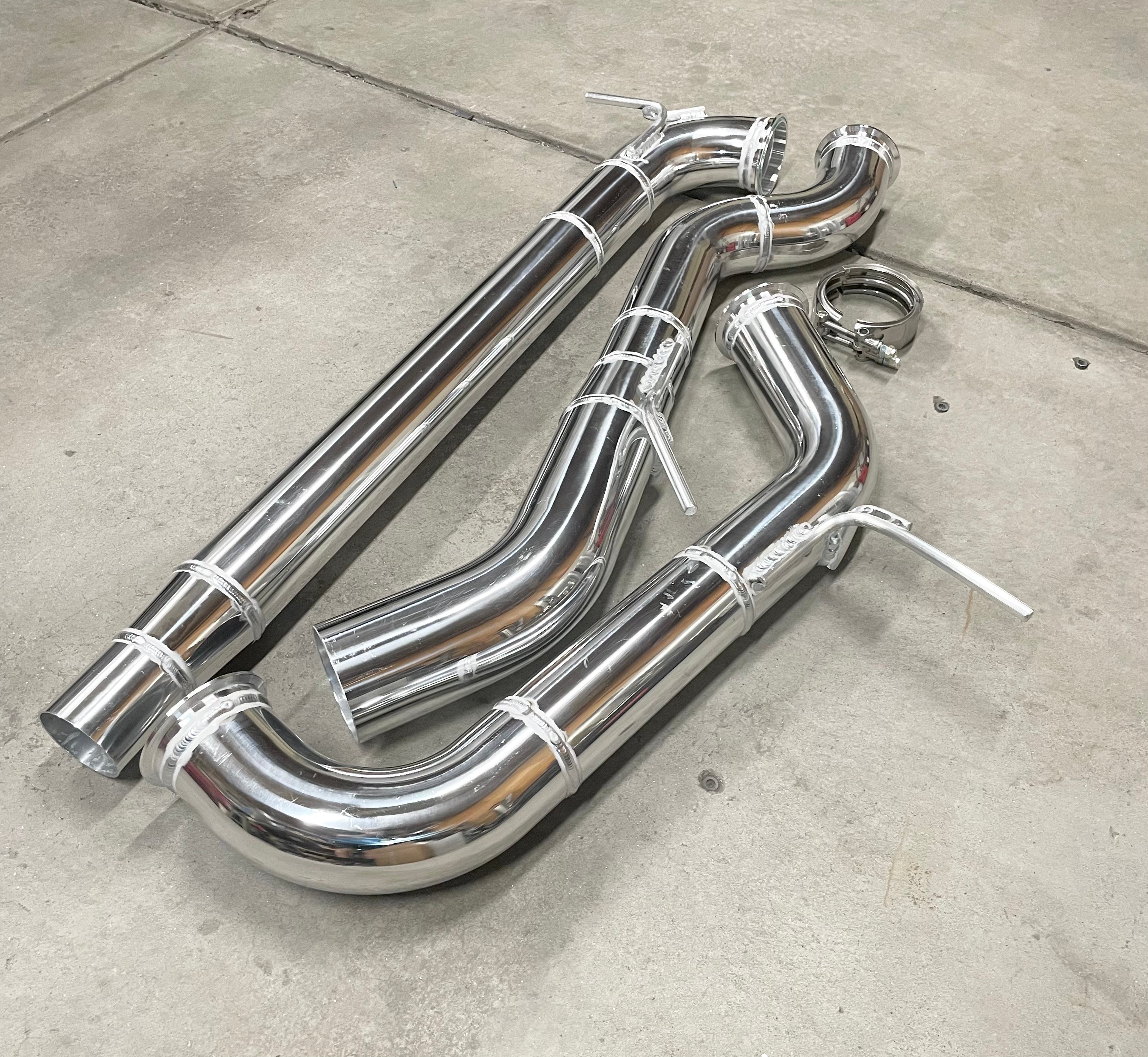 CCdesign **MK7.5** VW Golf GTI 3.5" Single Exit Catback Exhaust (Passenger Side)