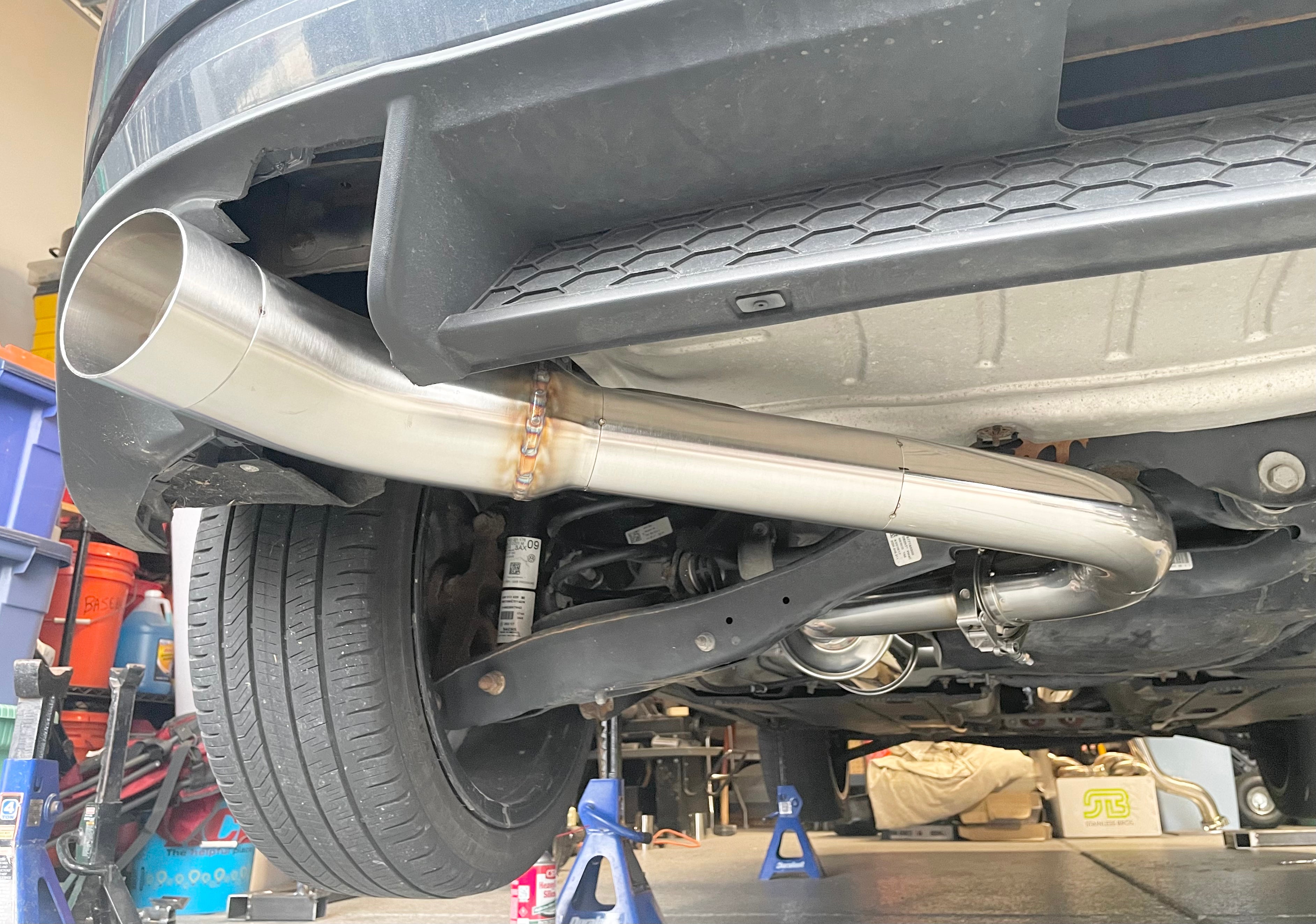 CCdesign **MK7** VW Golf GTI 3" Single Exit Catback Exhaust (Driver Side)